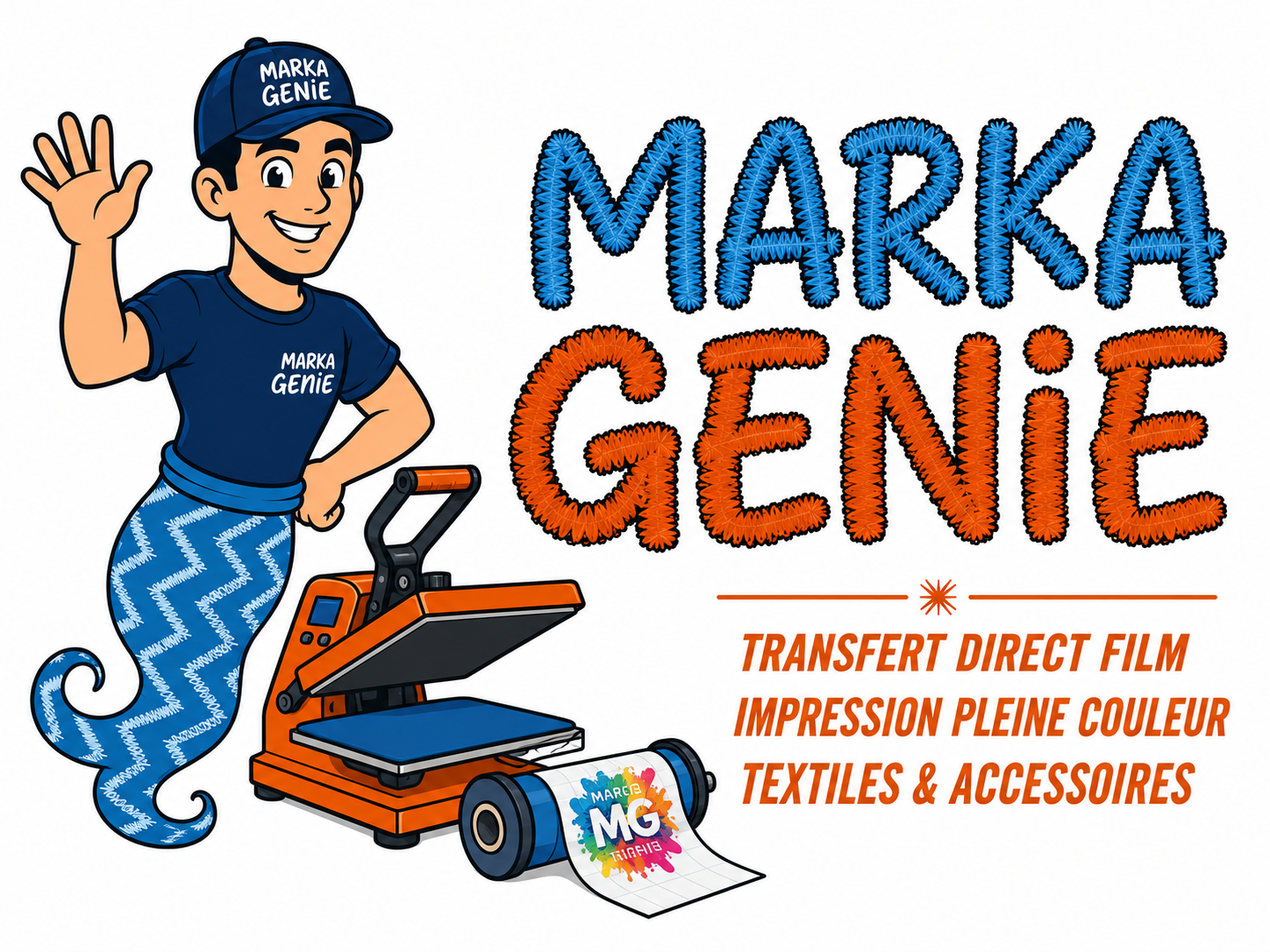 Impression DTF personnalisée — MARKAGENIE
